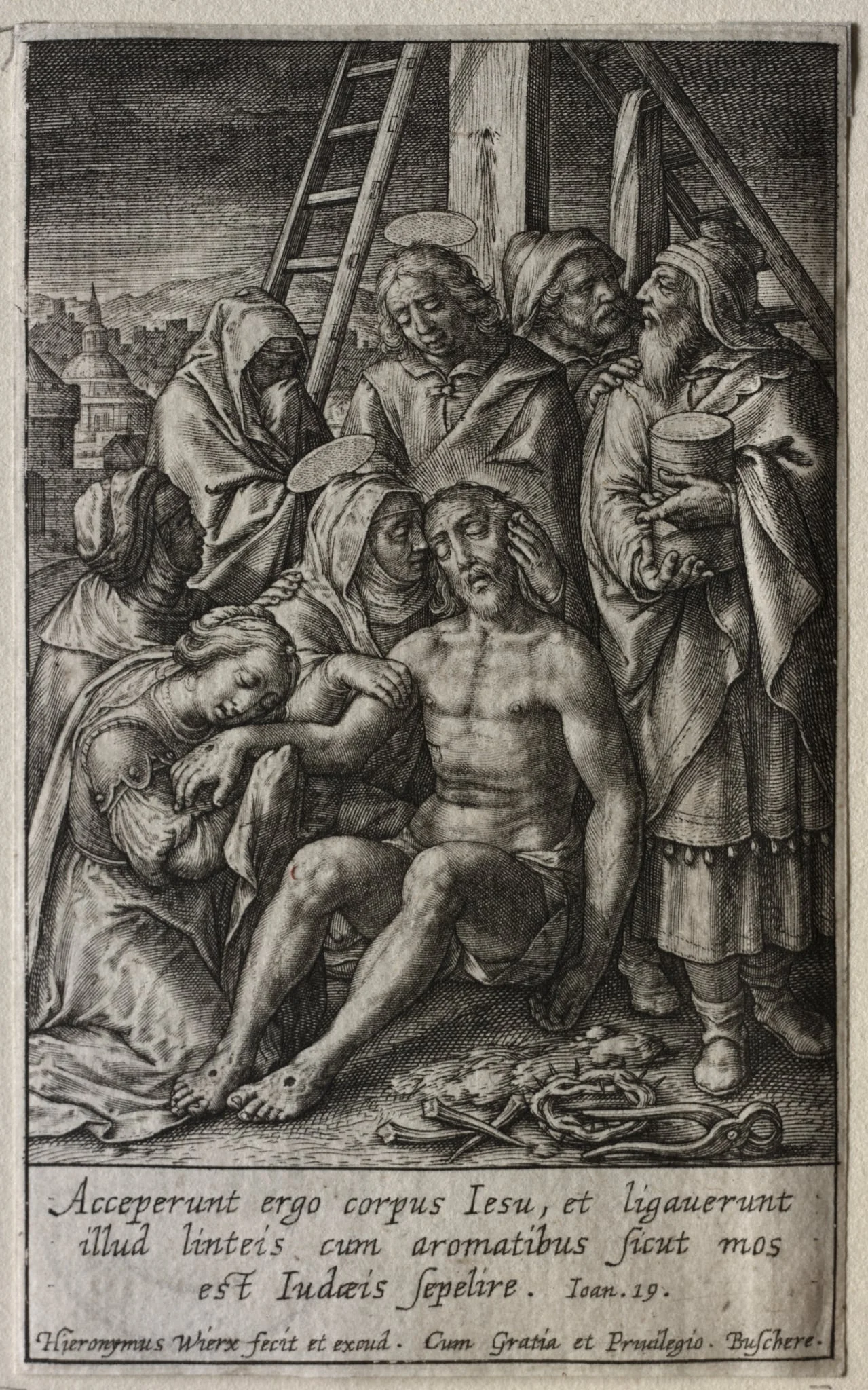 The Passion: The Lamentation, detail