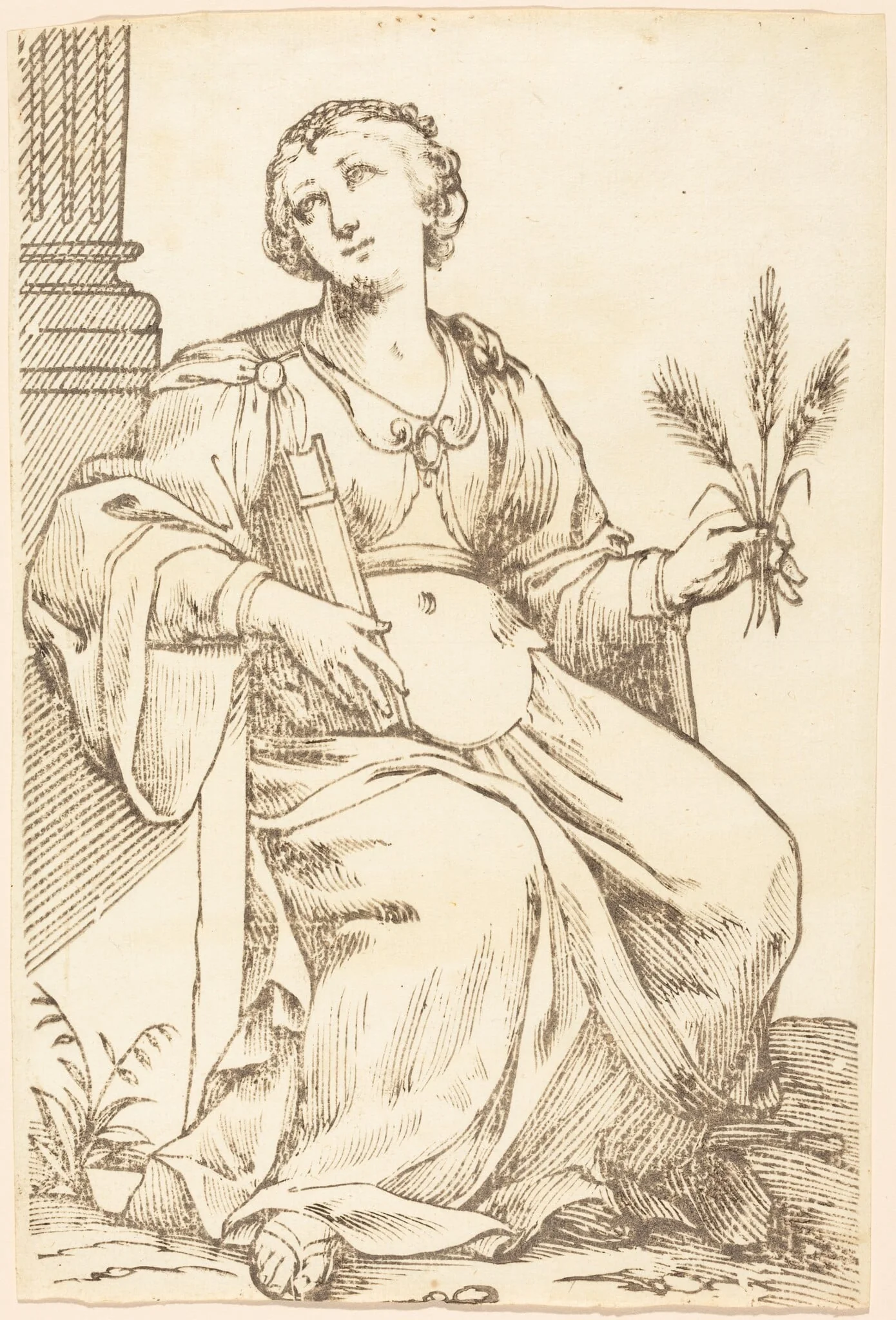Sibylla Samia, detail