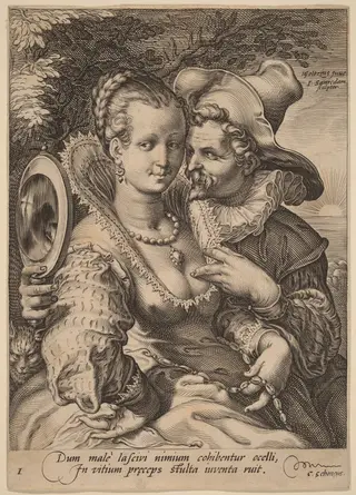 Sight, by Jan Pietersz Saenredam, ink, 1595