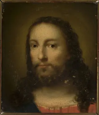 Head of Christ, by Wojciech Stattler, oil, 1847