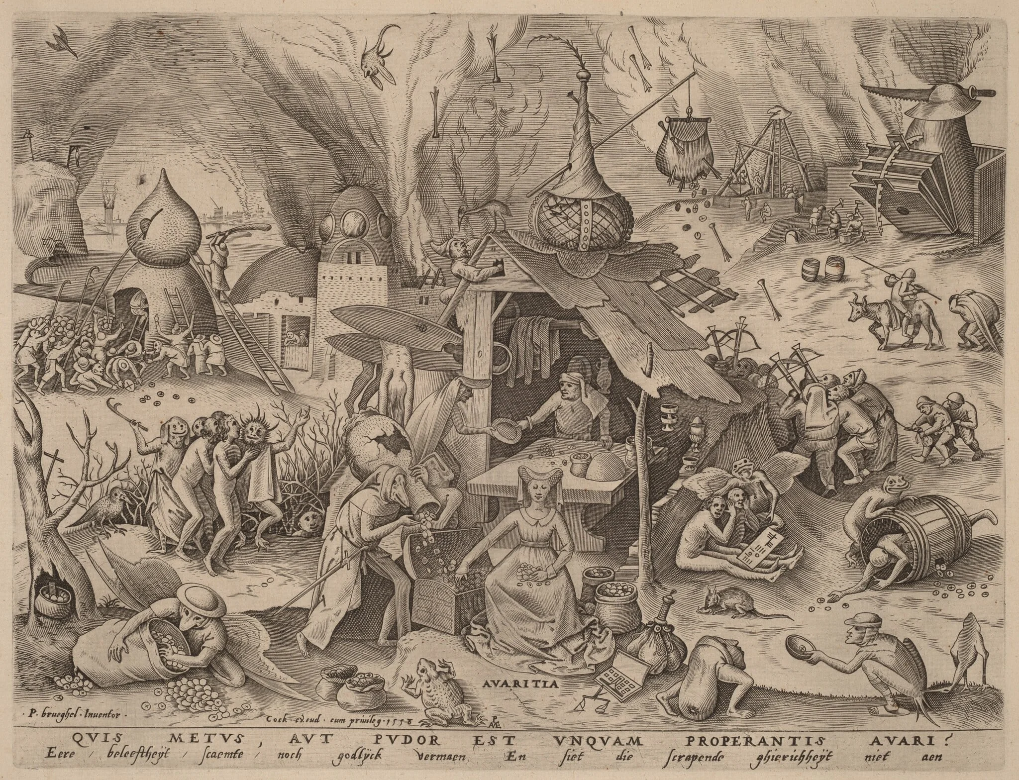 Avarice, detail