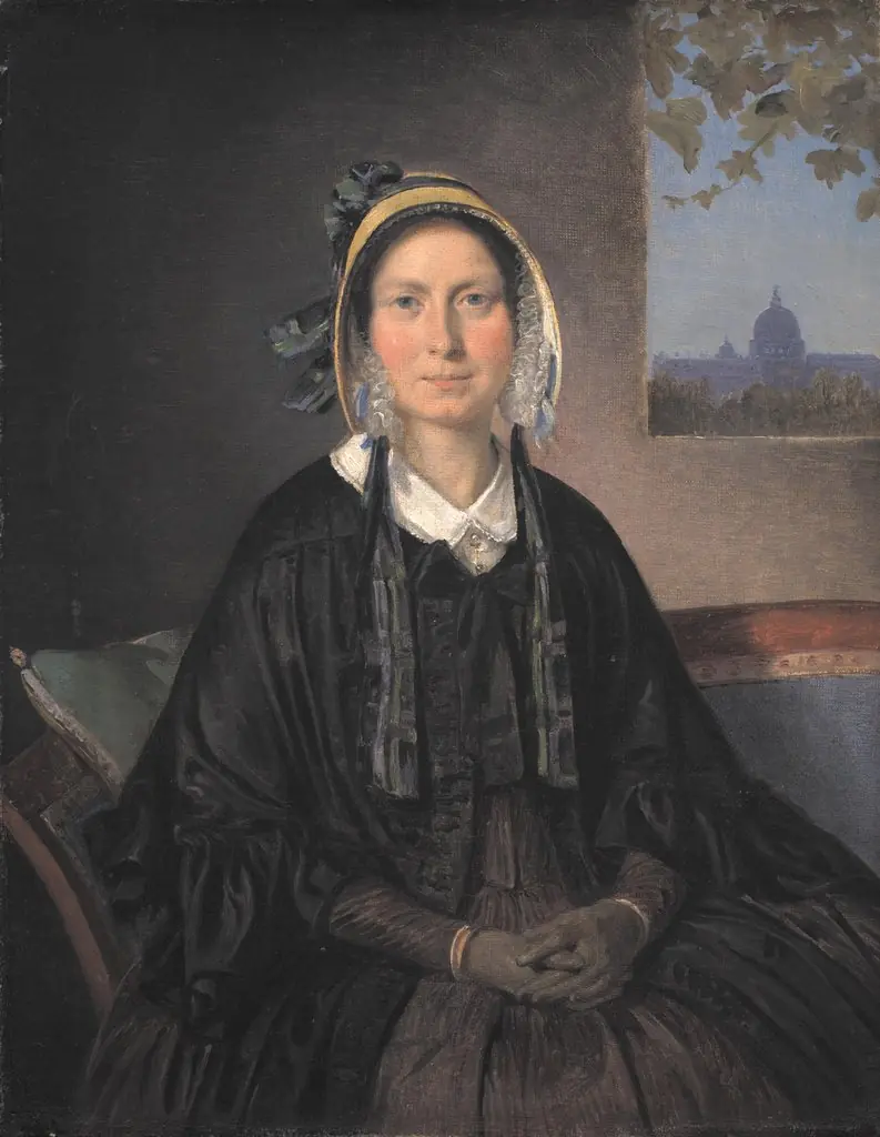 Frederikke Raffenberg, née Hagerup, by Wilhelm Marstrand, oil, 1846