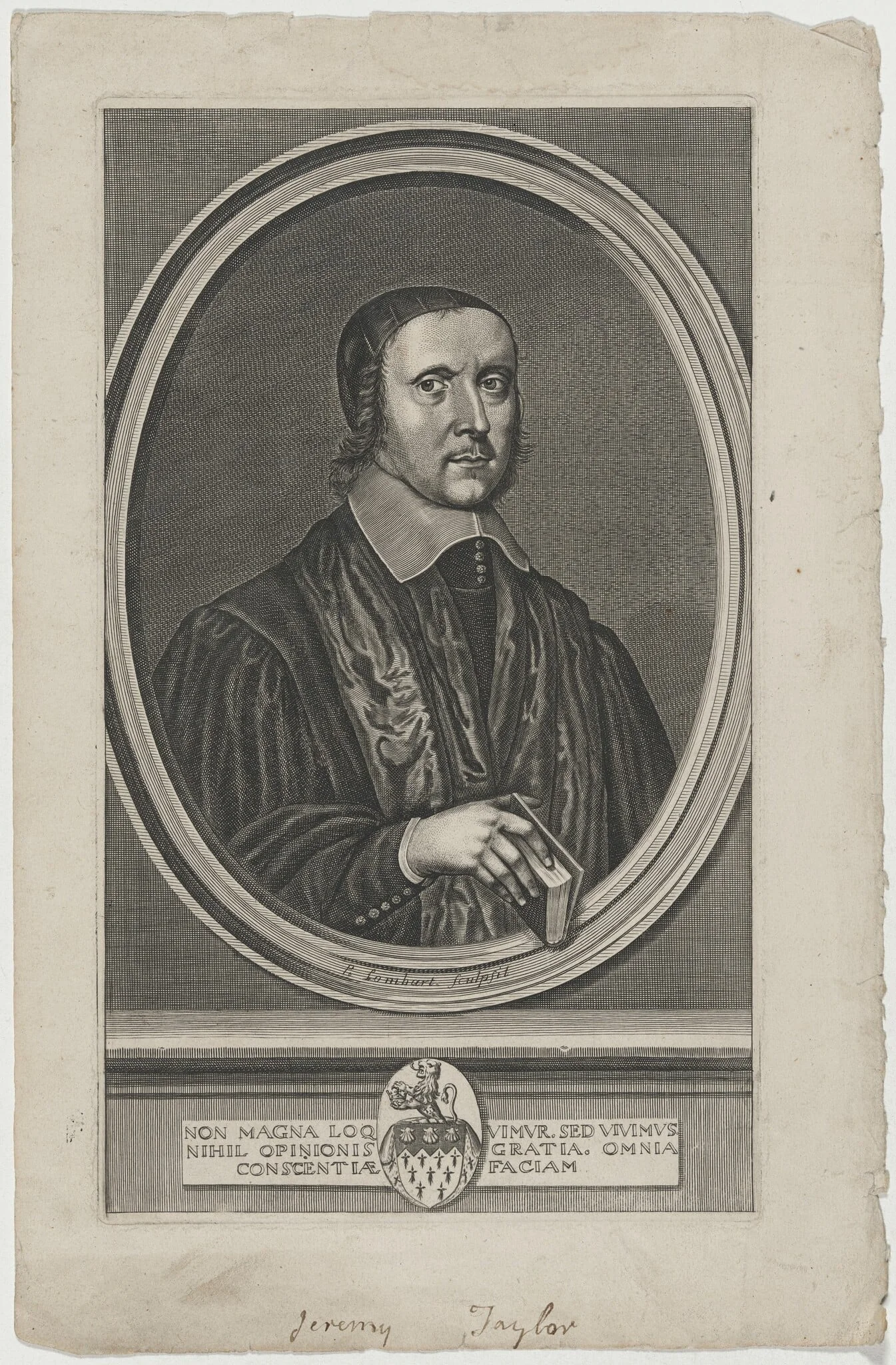 Jeremy Taylor, Bishop of Down, Connor and Dromore, detail