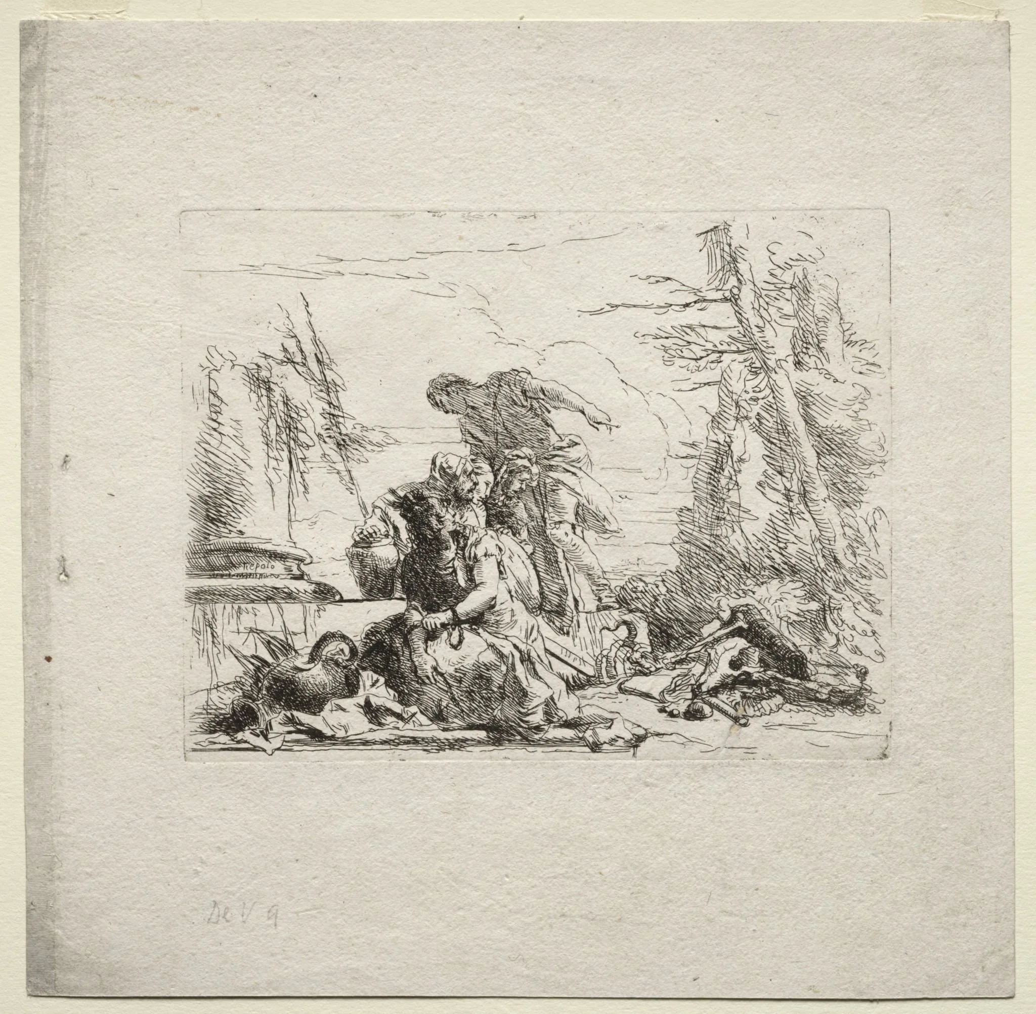Various Caprices: The Woman in Handcuffs, detail