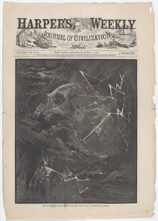The "Internationalists" Are to Make the World All One Millennium - (Chaos), by Thomas Nast, ink, 1878