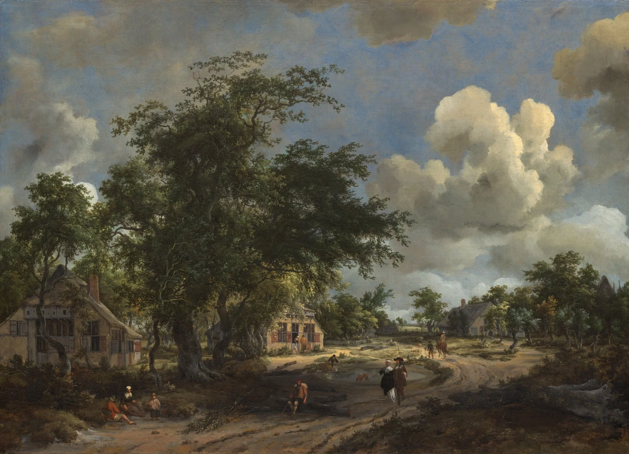 A View on a High Road, detail