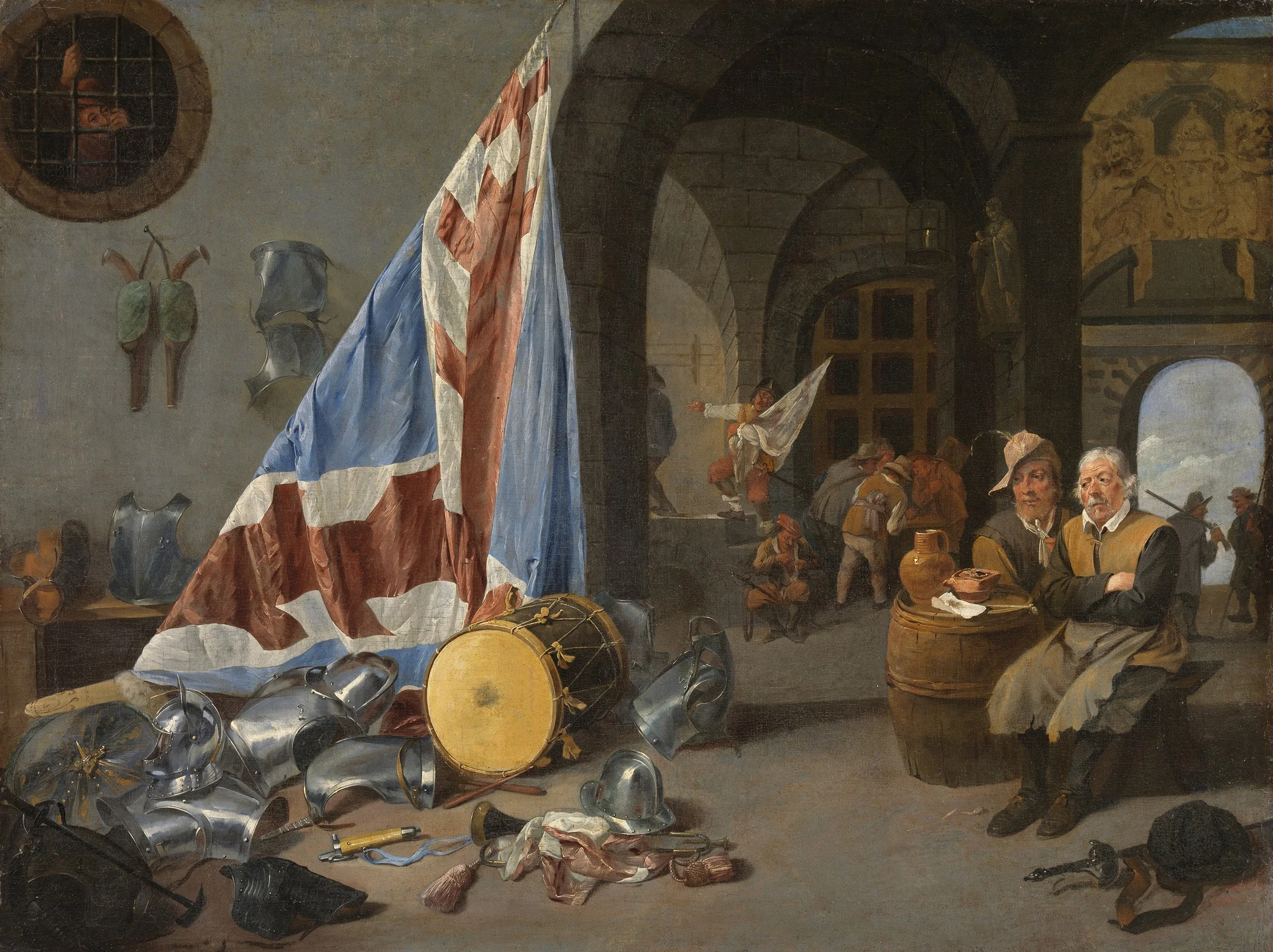 A Guardroom, detail