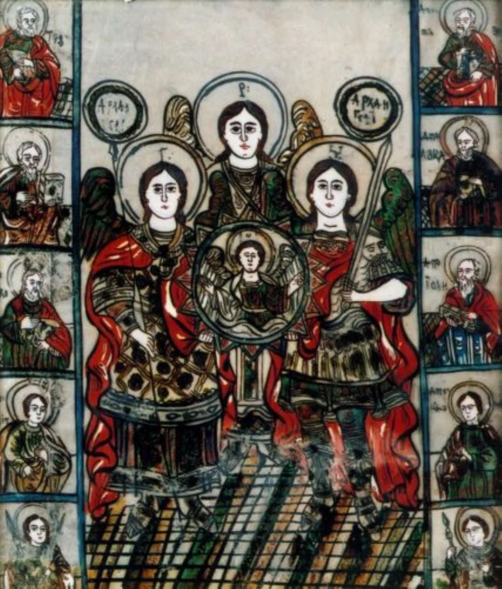 Sfinții militari, detail