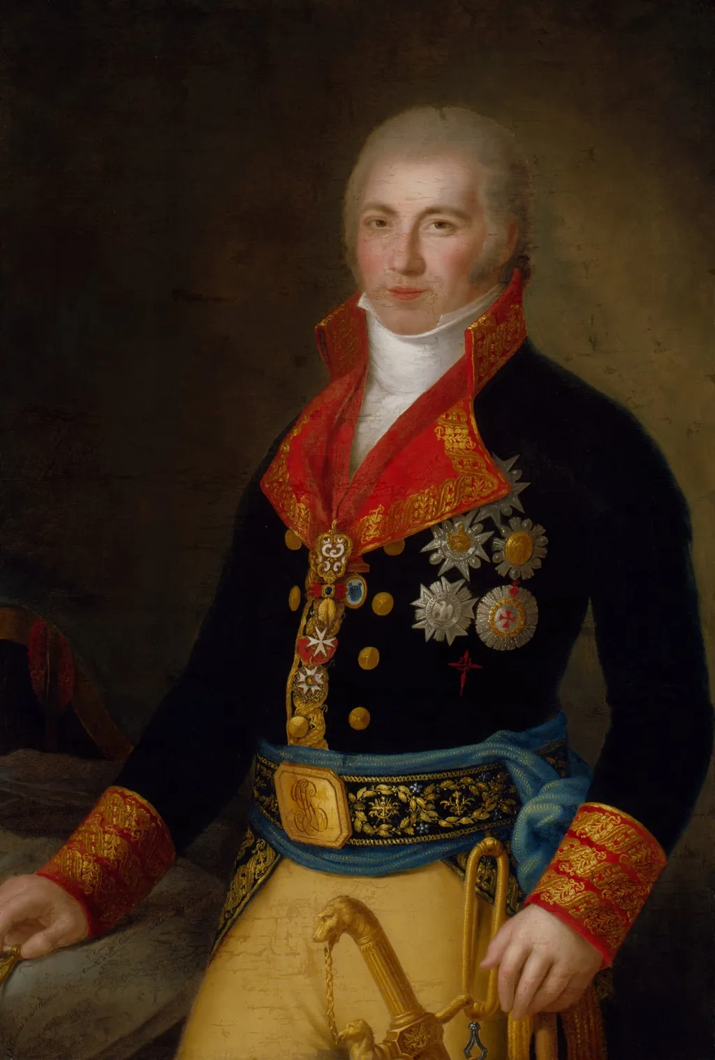 Manuel Godoy, by Agustín Esteve, oil, 1804