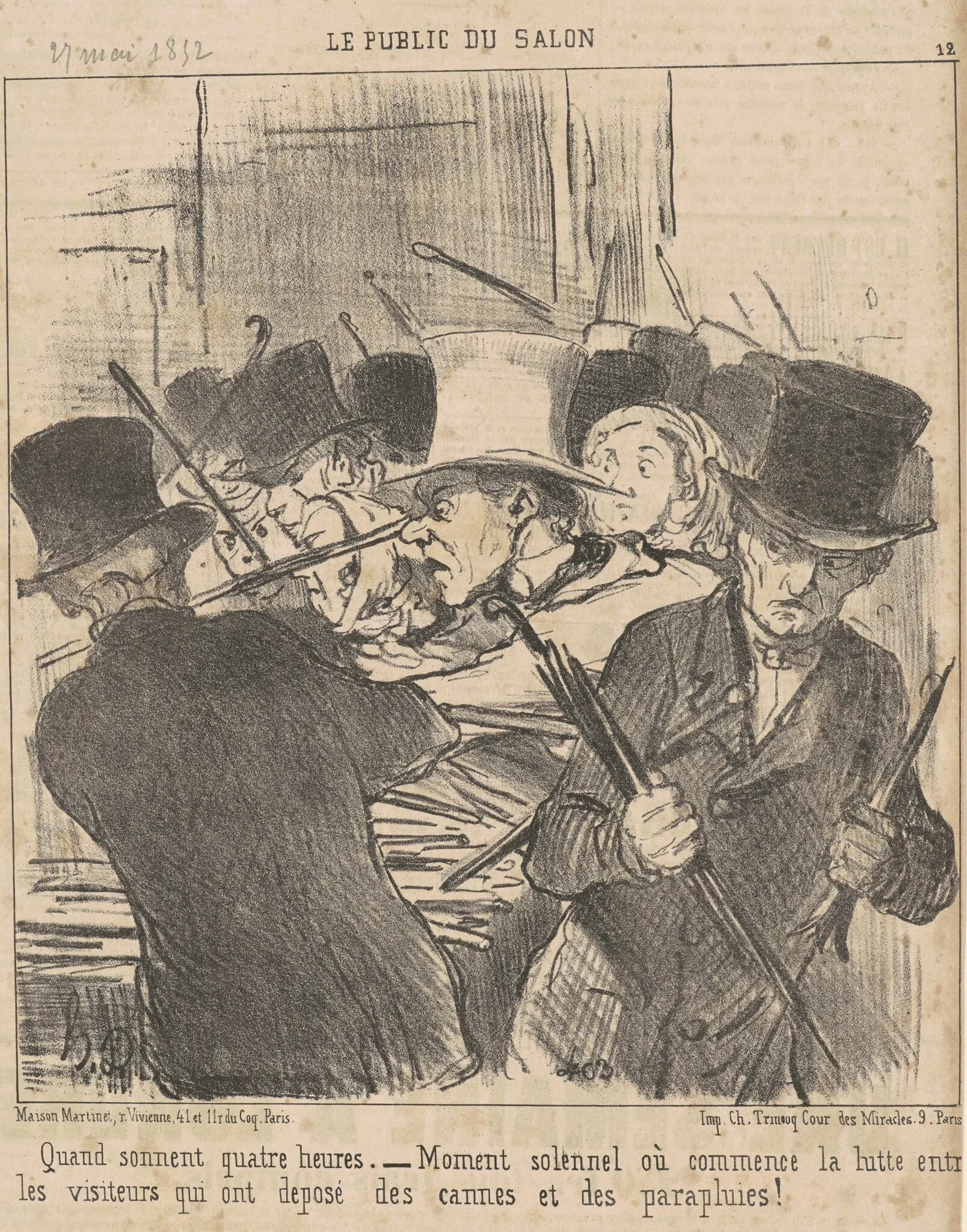 Quand sonnent quatre heures, detail
