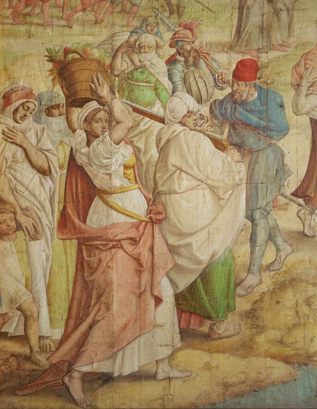Kriegszug Kaiser Karls V. gegen Tunis (1535): Auszug des Heeres aus Tunis, detail