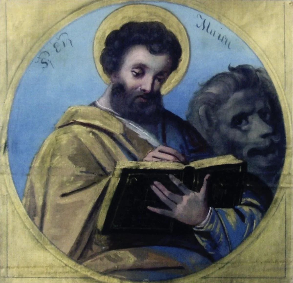 Sf. Evanghelist Marcu, detail