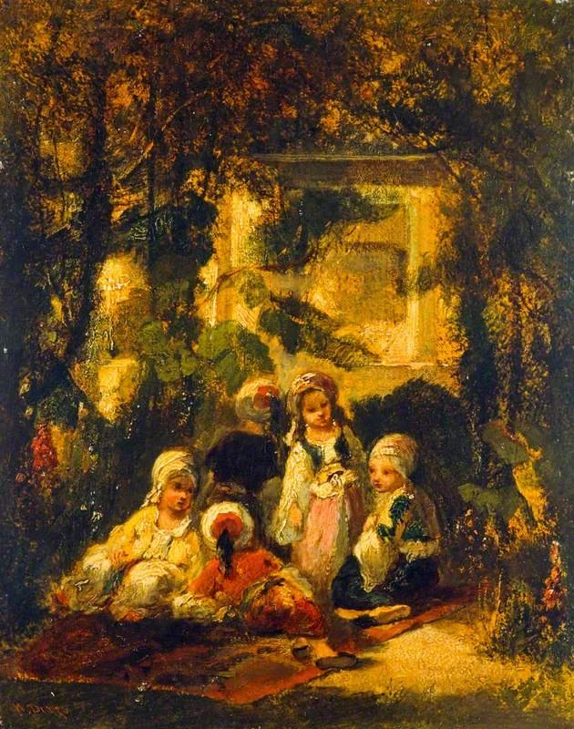 Turkish Children, detail