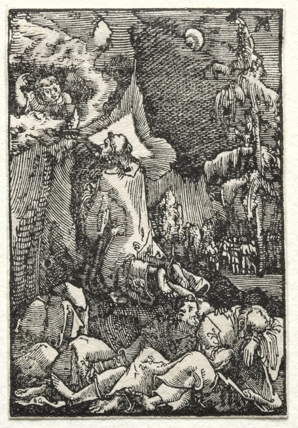 The Fall and Redemption of Man:  Chirst on the Mount of Olives, by Albrecht Altdorfer, 1515