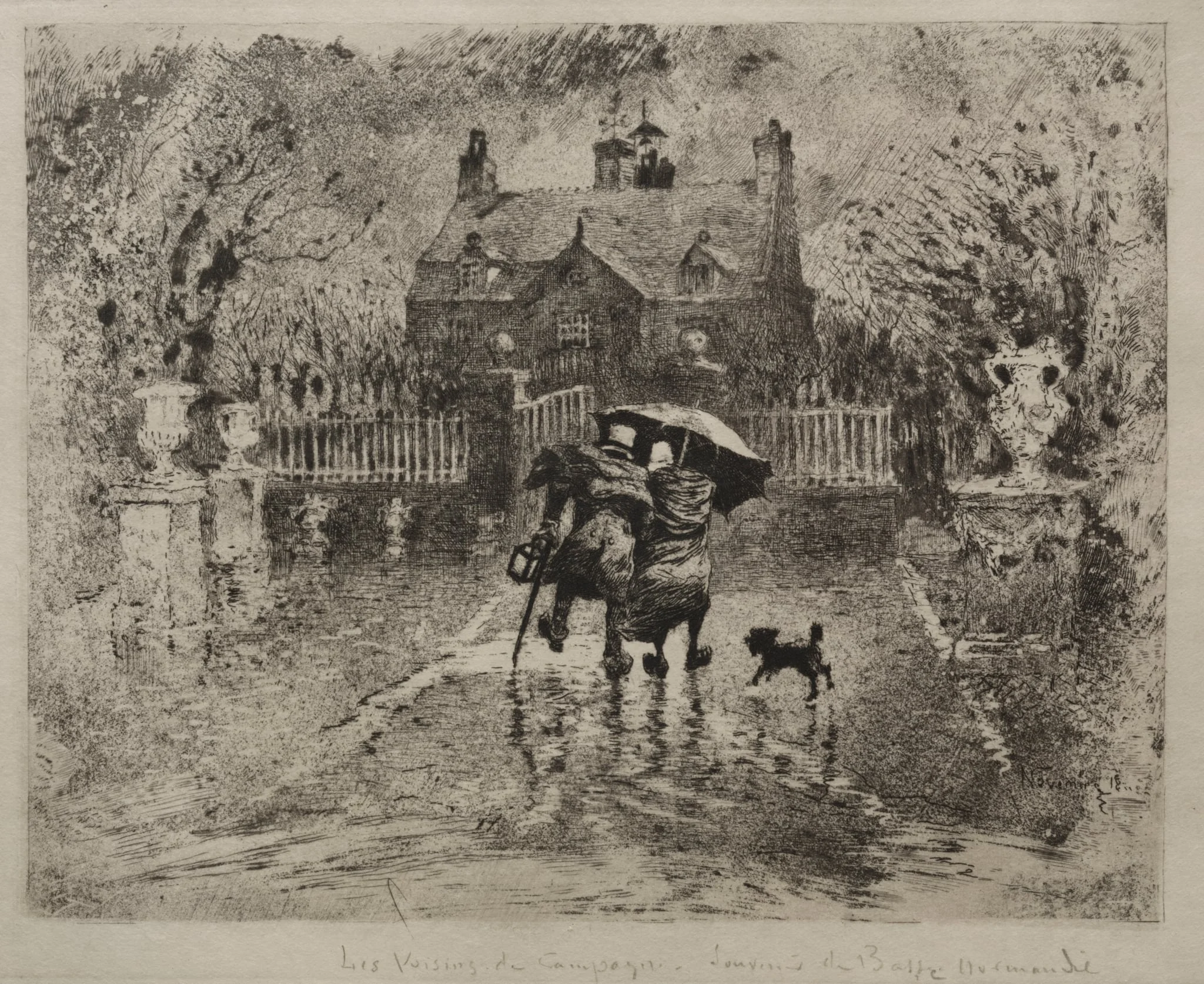 Country Neighbors, detail