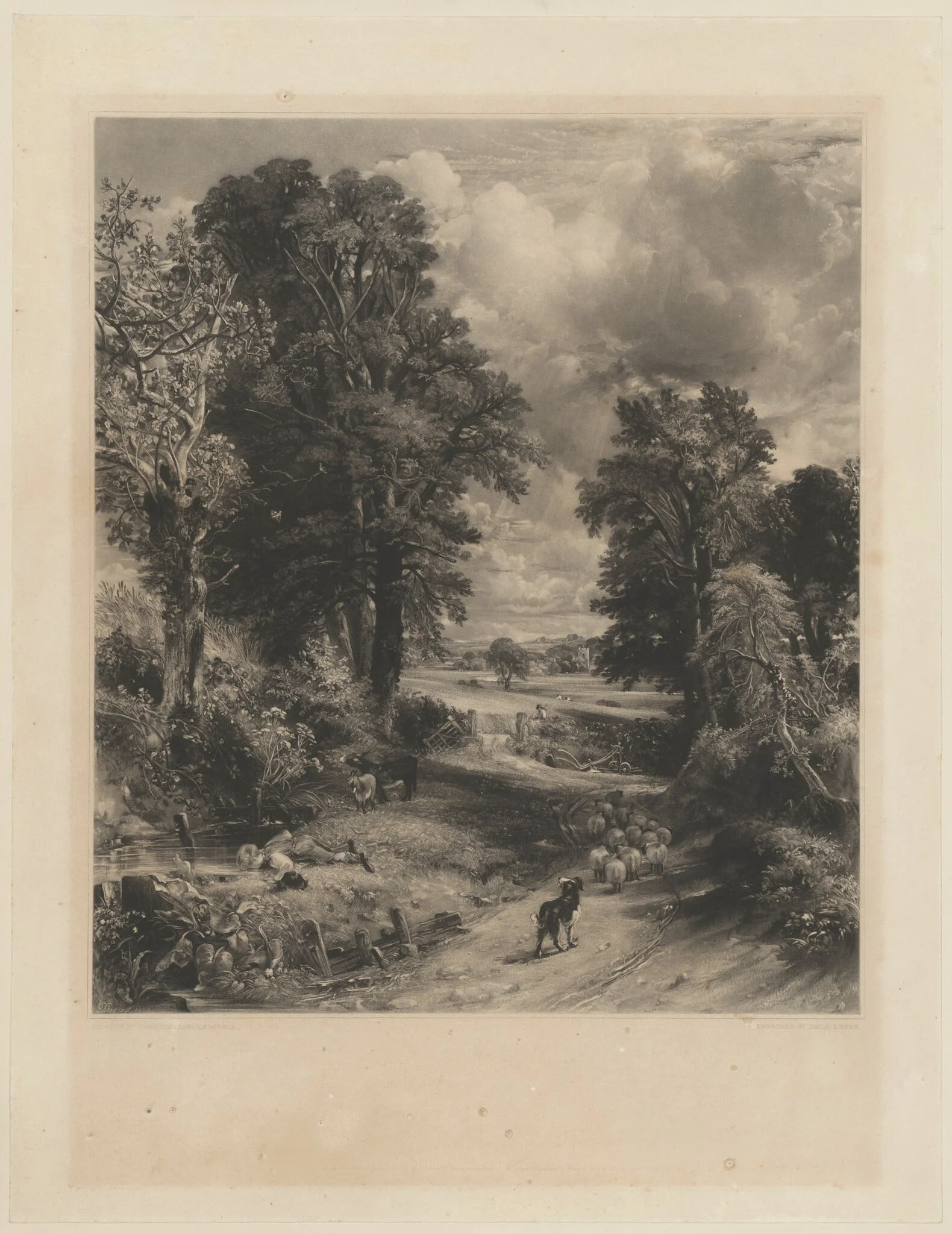 The Cornfield, detail