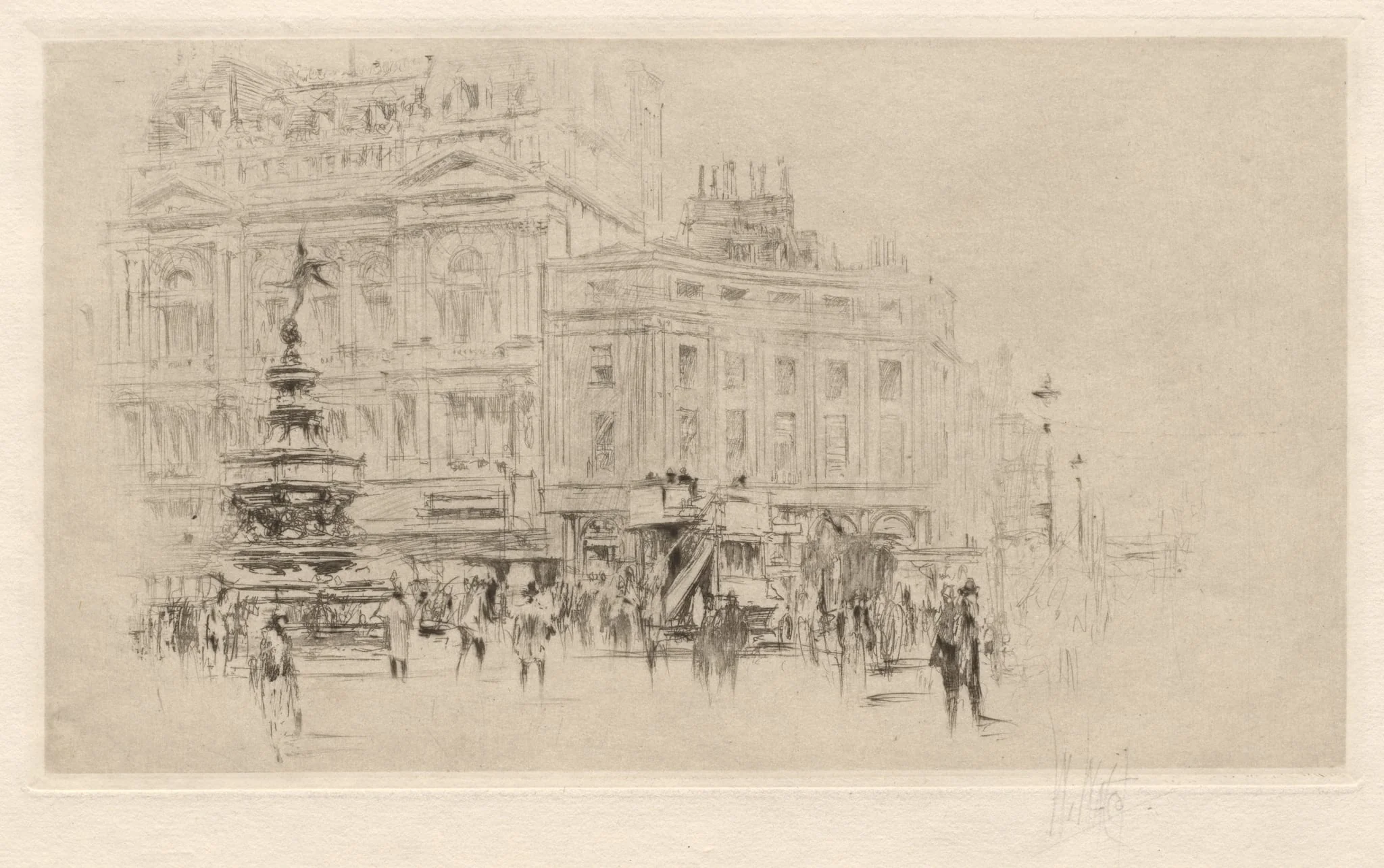 Picadilly Circus, detail
