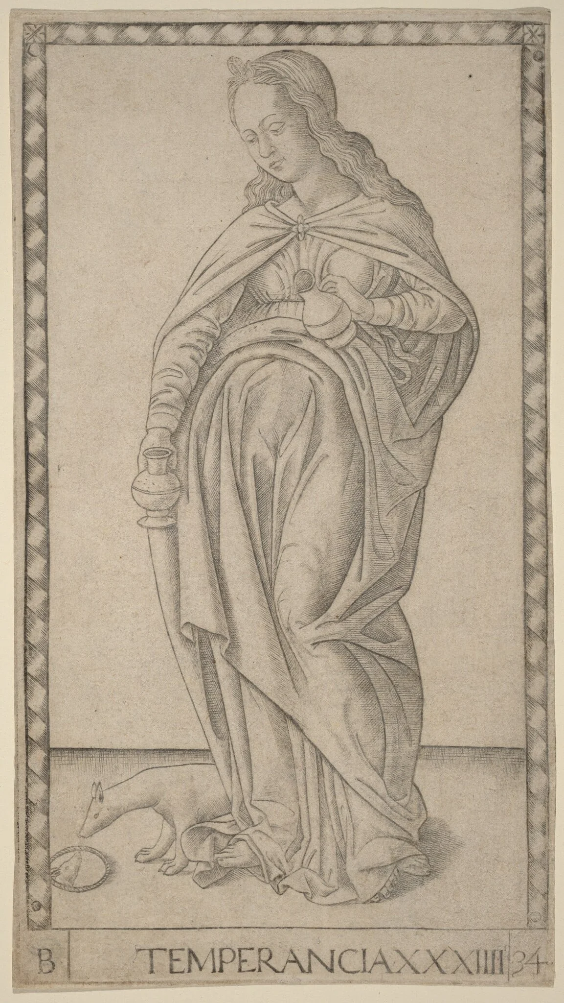 Temperancia (Temperance), detail