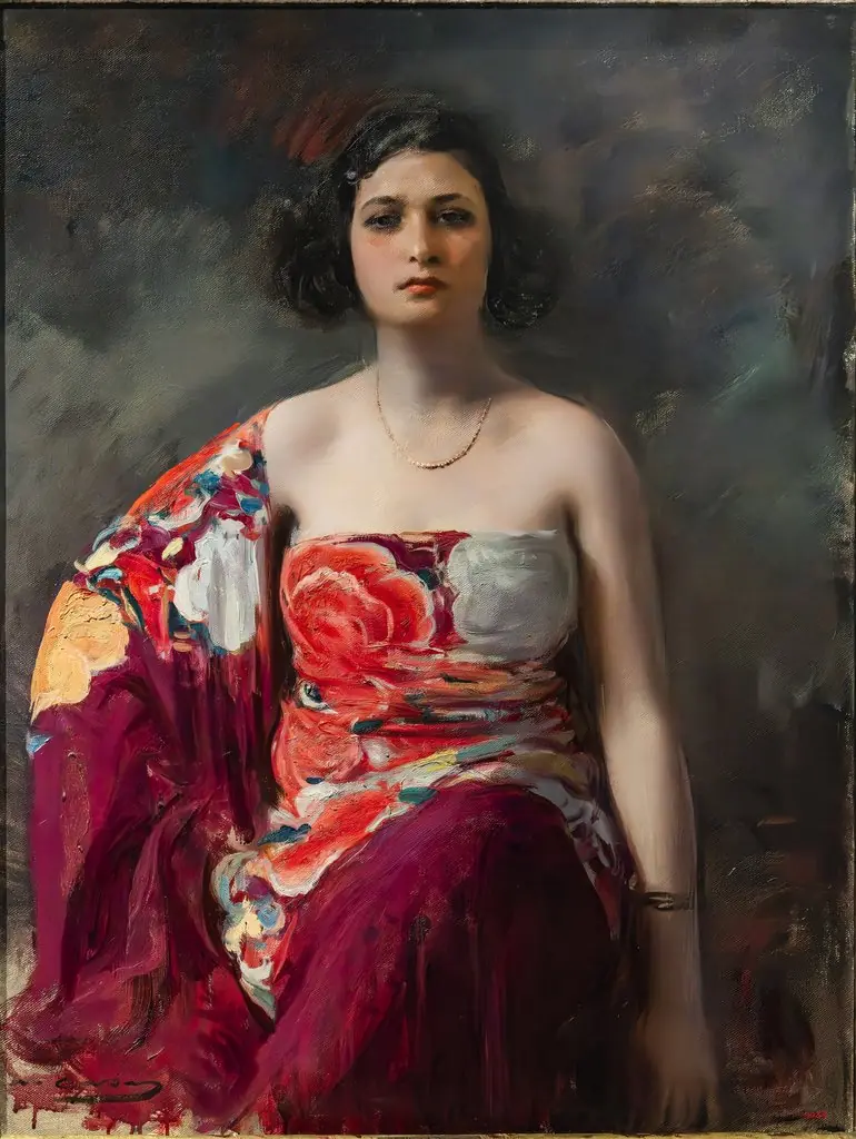 Trini, by Ramon Casas, unspecified, 1916