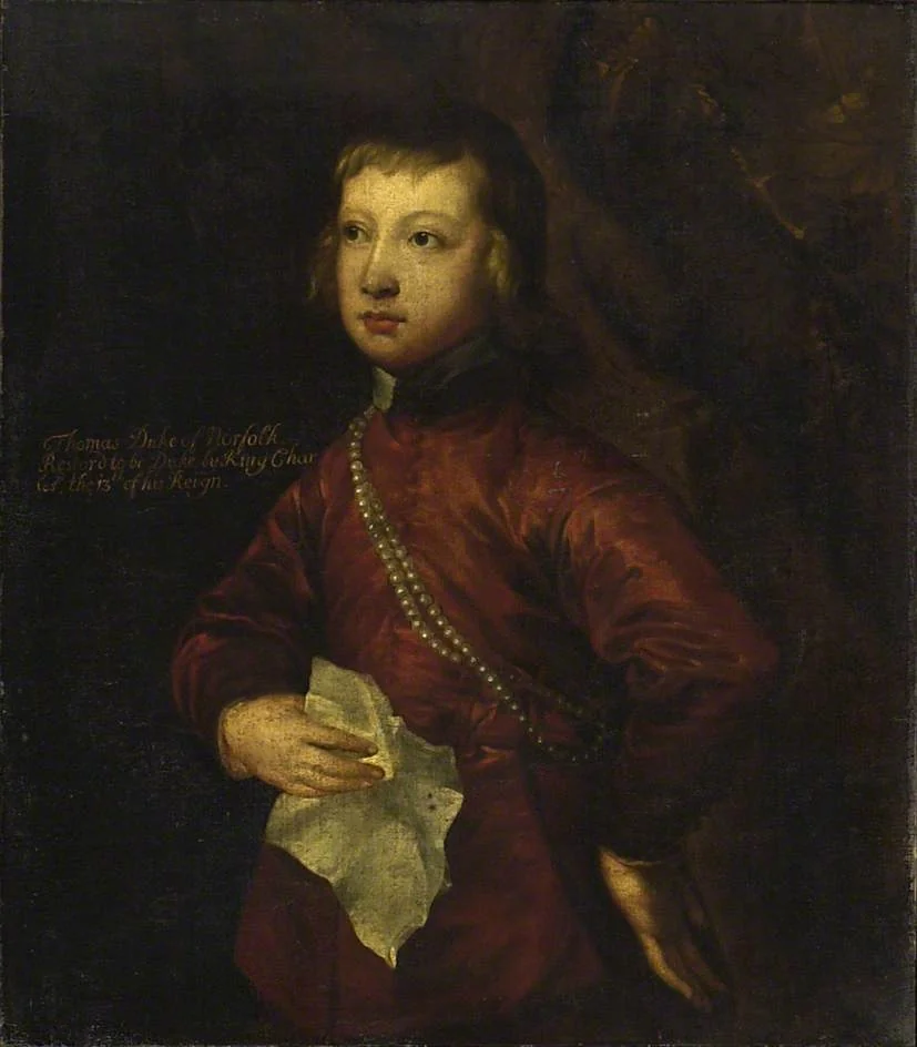 Thomas Howard, Later 5th Duke of Norfolk, when a Boy, detail