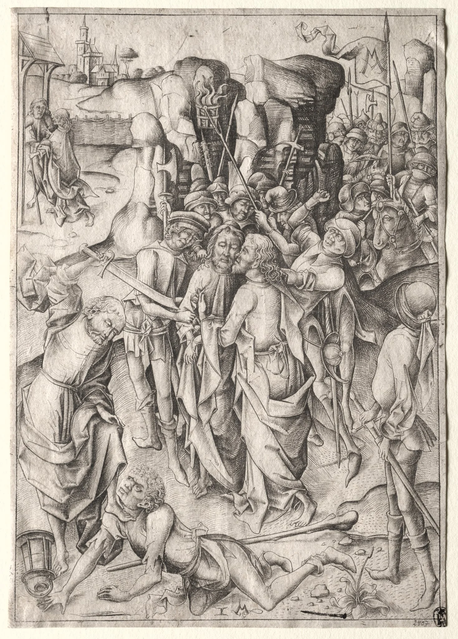 The Passion: Christ Taken Captive, detail