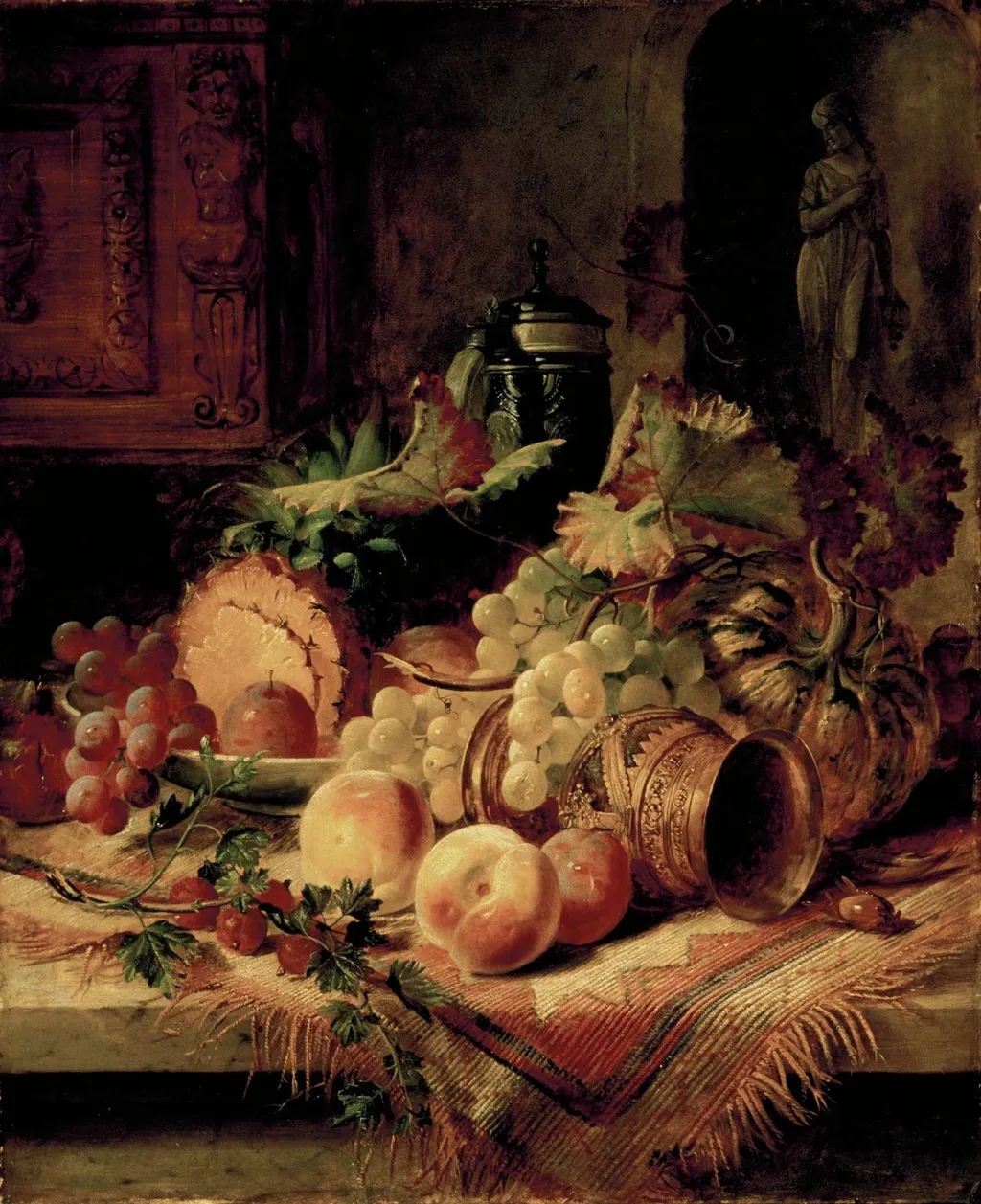 Still Life - Fruit, by George Lance, unspecified, 1843
