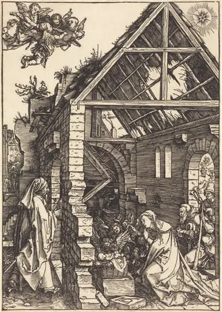 The Nativity, by Albrecht Dürer, ink, 1503