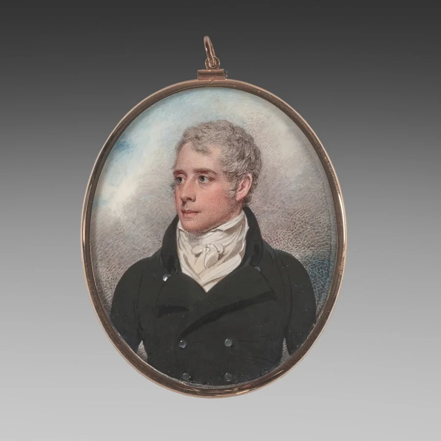 Portrait of Sandford Peacocke, detail