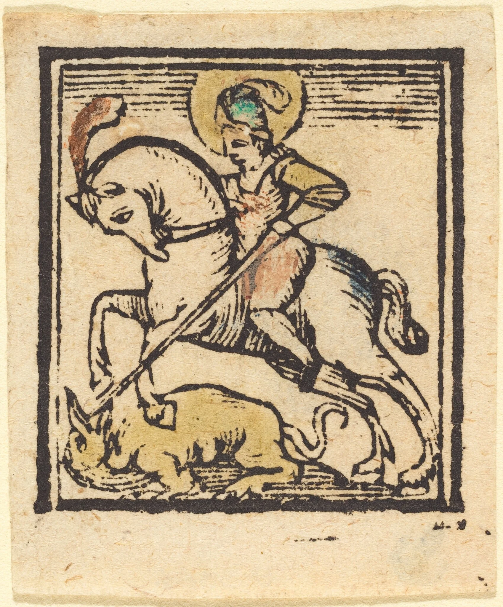 Saint George, detail