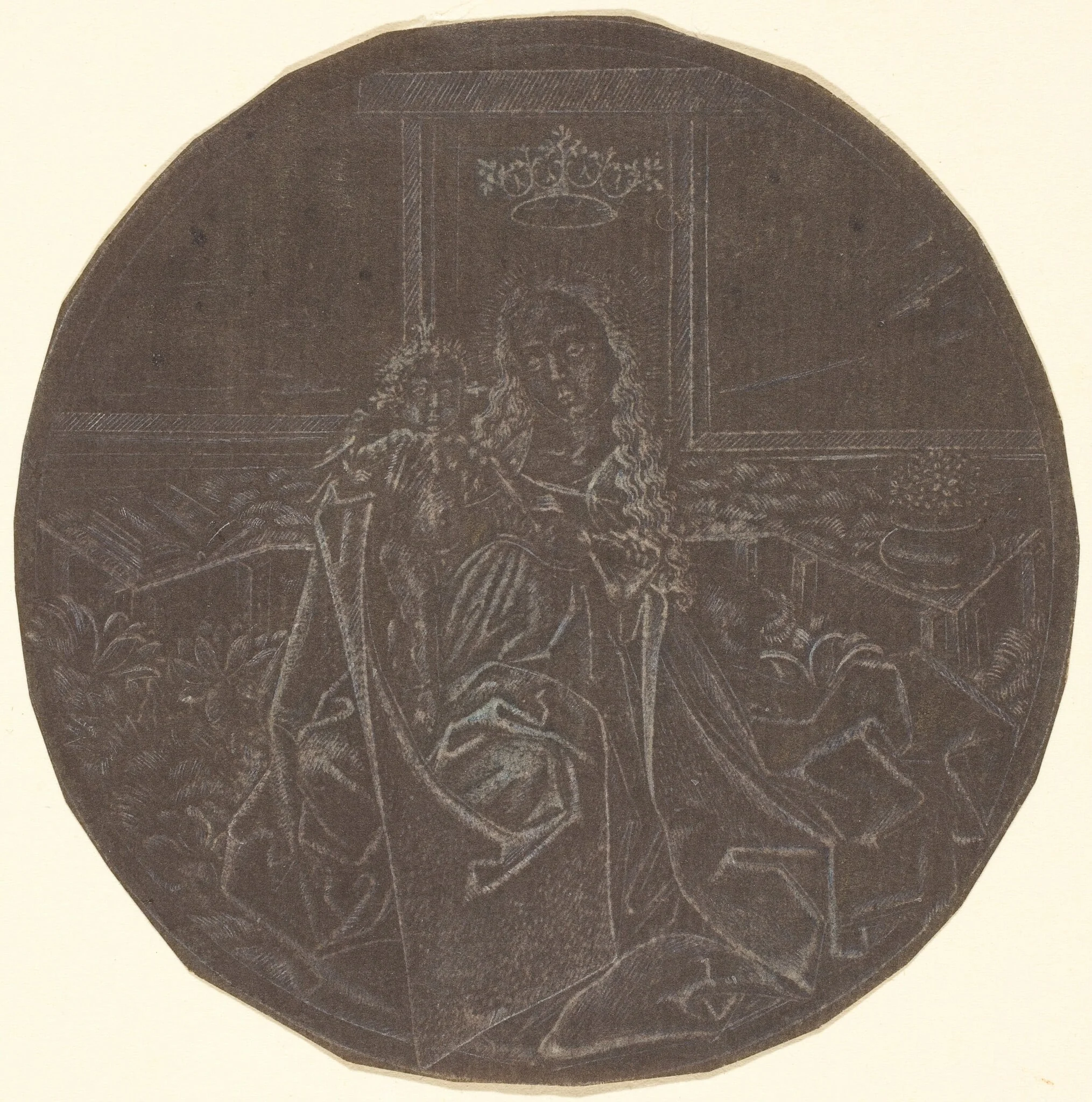 The Madonna and Child in a Garden, detail