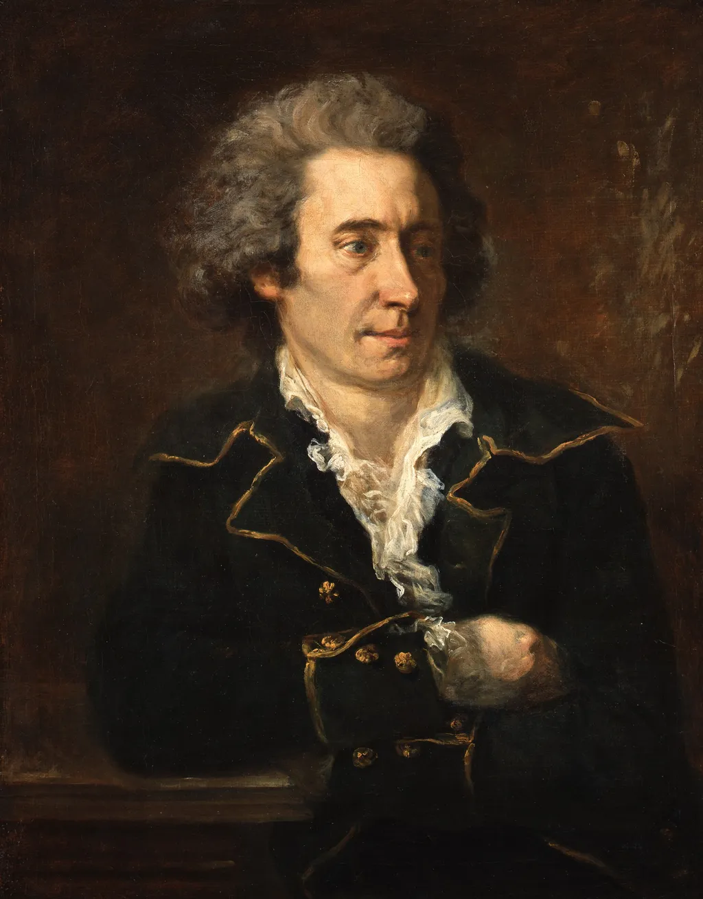 Portrait of the Munich actor Anton Huck (ca. 1740-1820), by Johann Georg Edlinger, oil, 1796