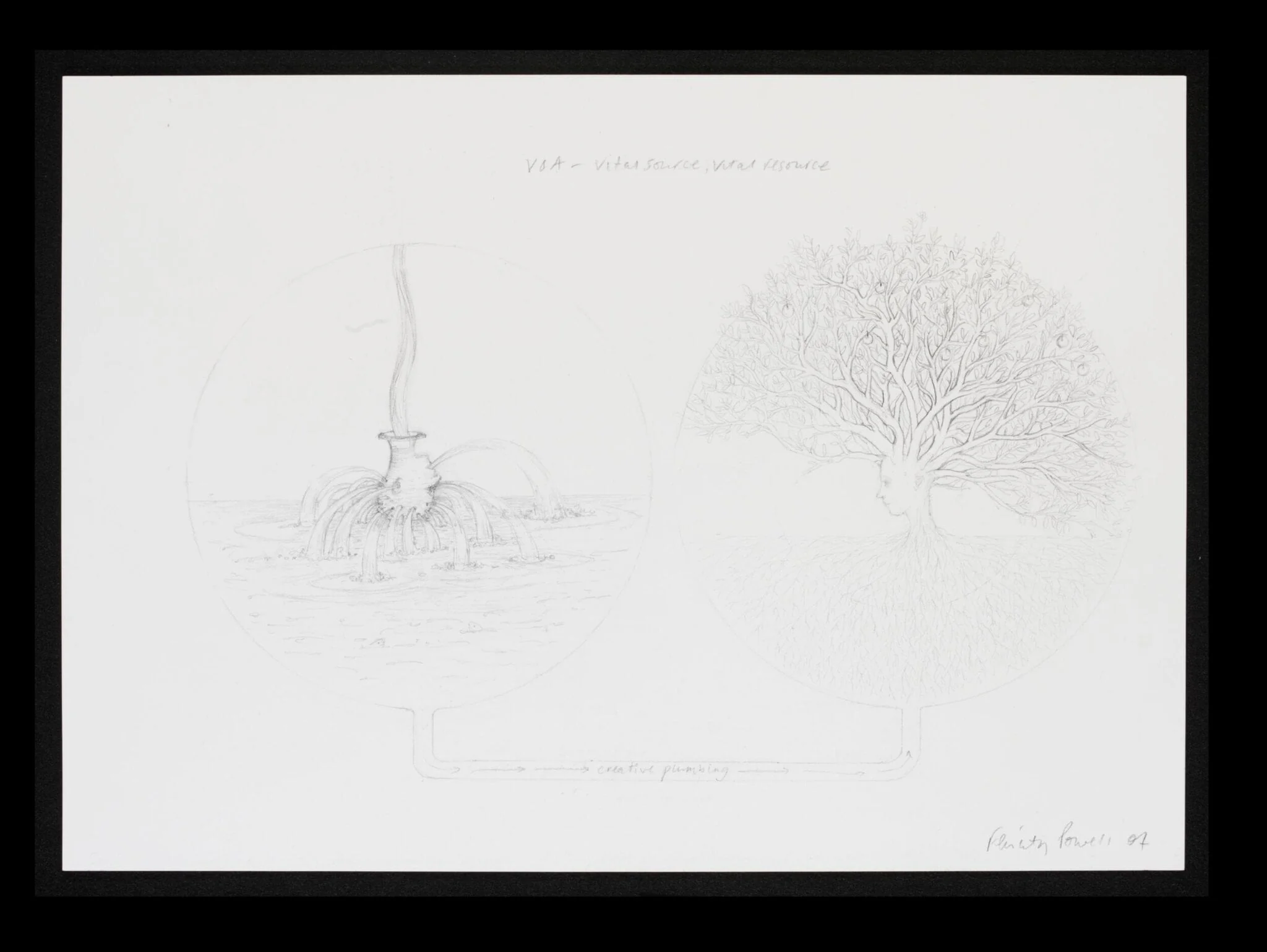 Contribution to V&A's 150th anniversary album, detail