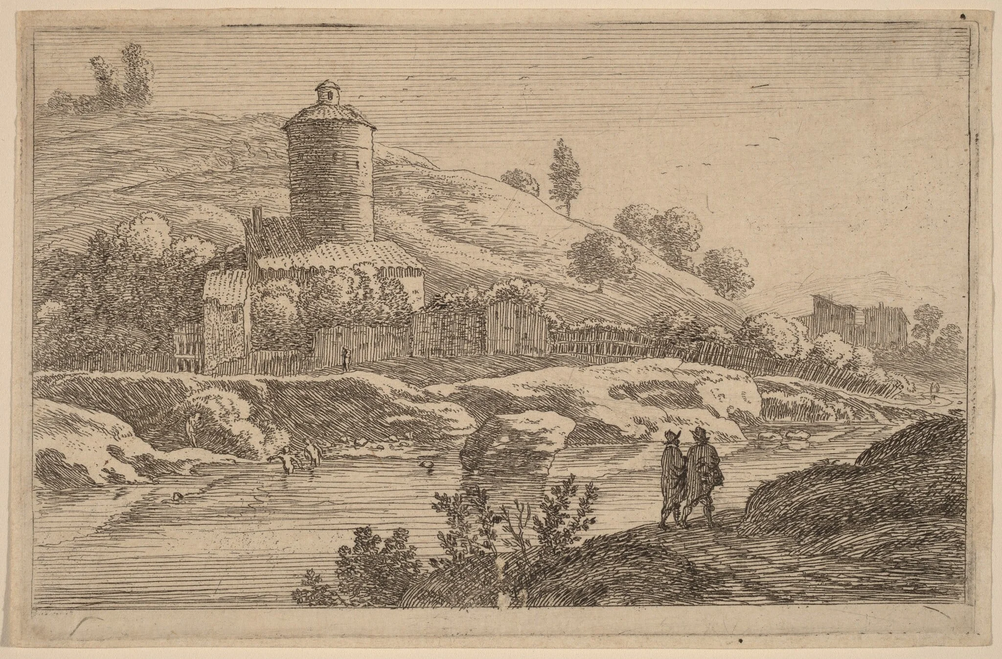 Round Tower near the Tiber, detail
