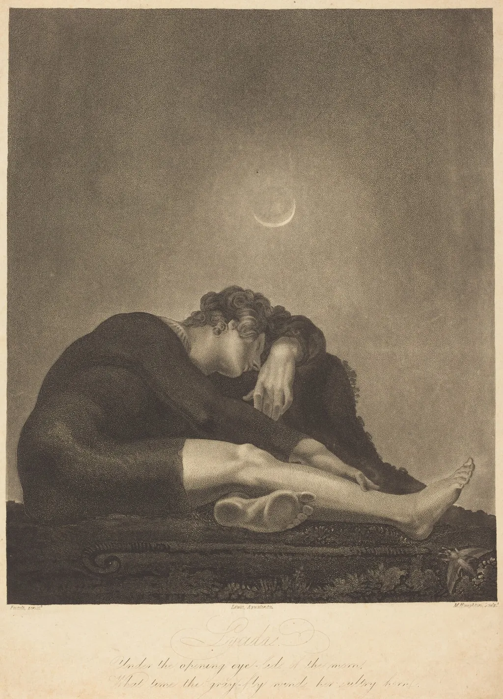 Lycidas, by Frederick Christian Lewis I, ink, 1803