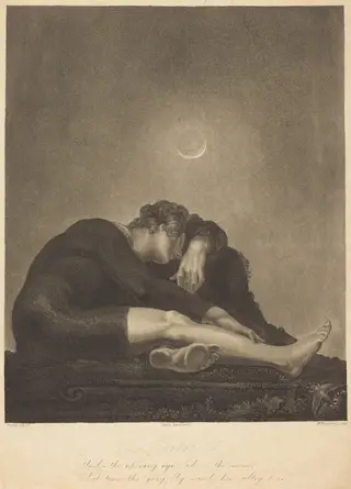 Lycidas, by Frederick Christian Lewis I, ink, 1803