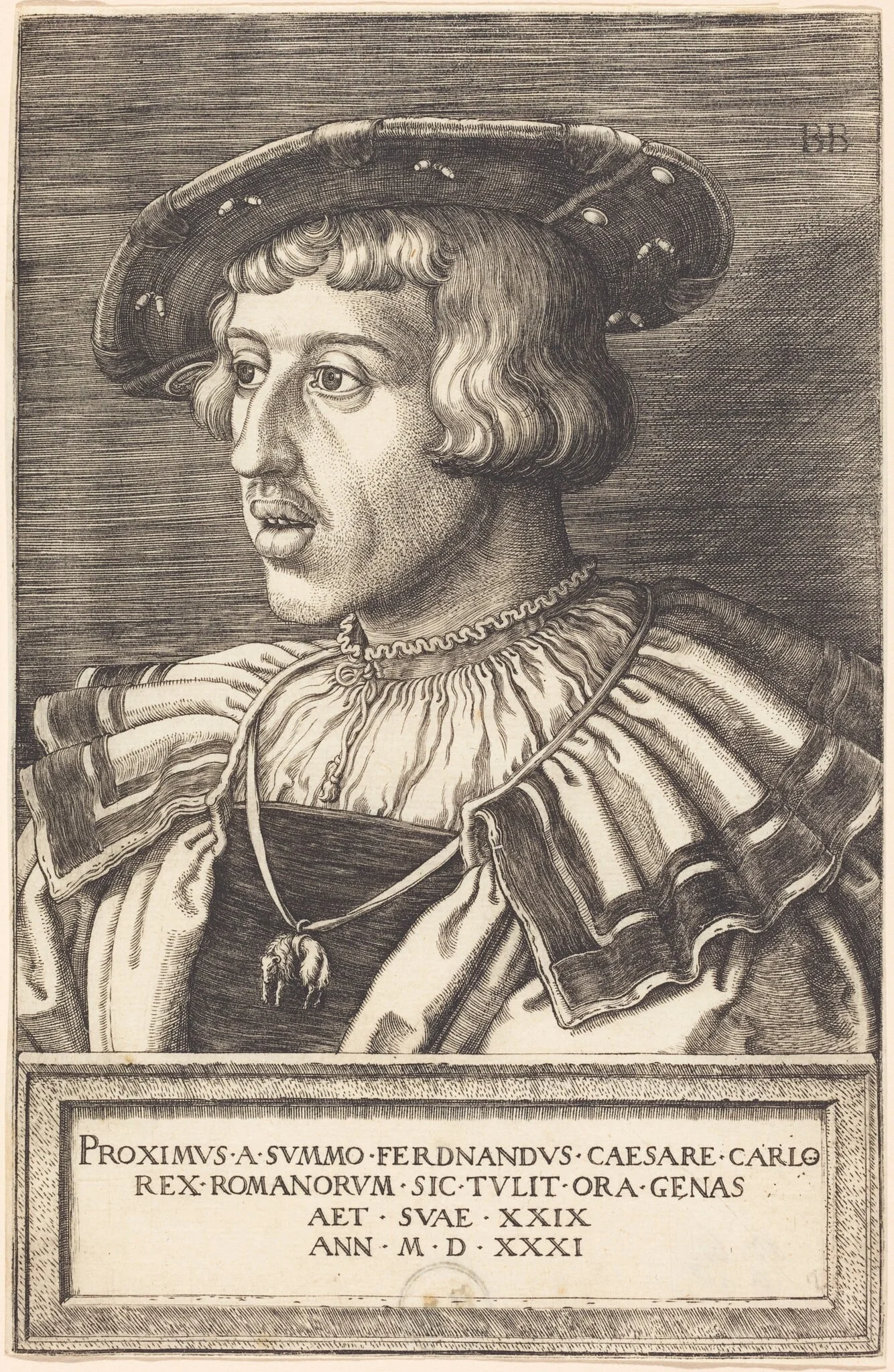 King Ferdinand I, detail