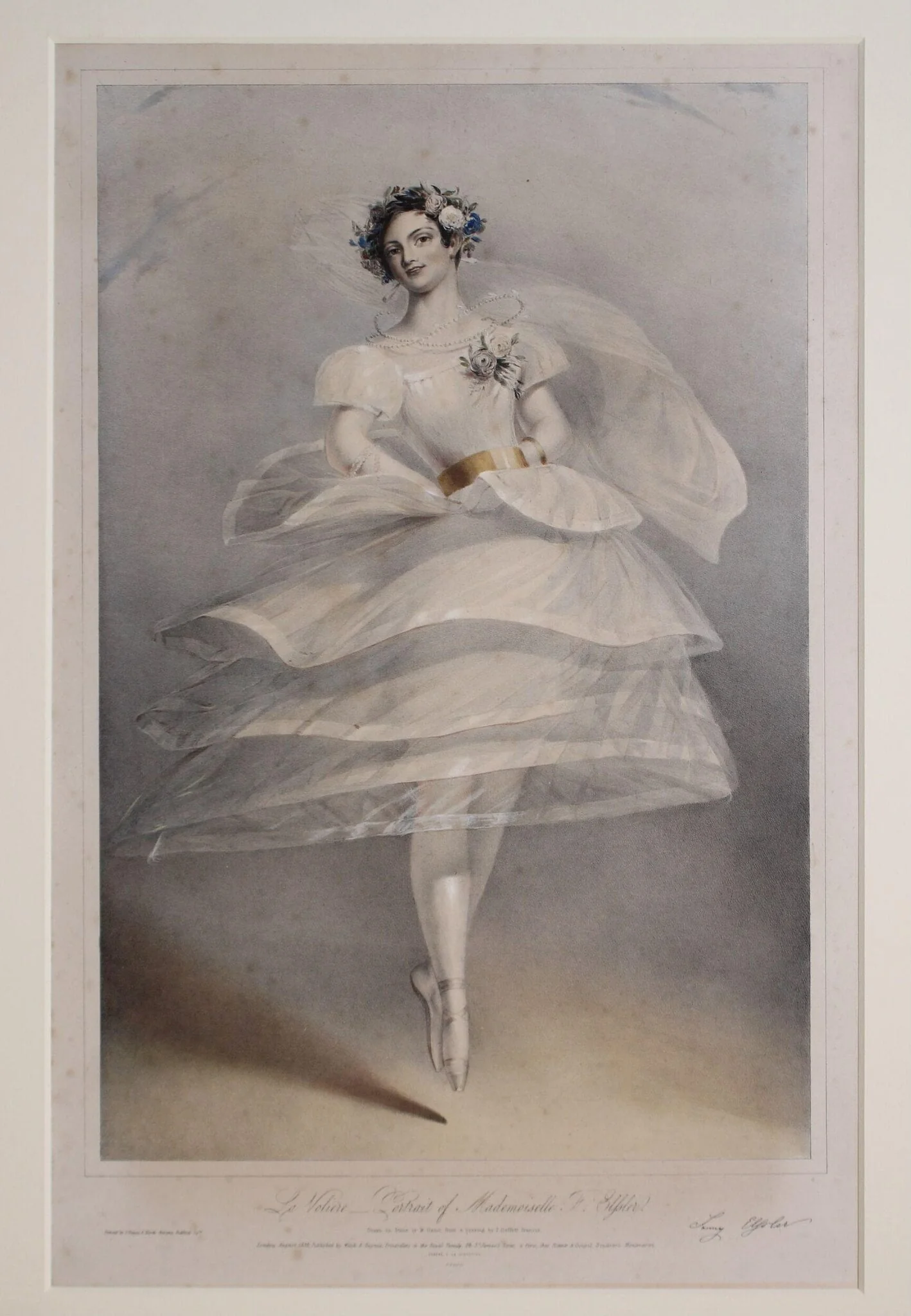 Fanny Elssler in La Voliere, detail