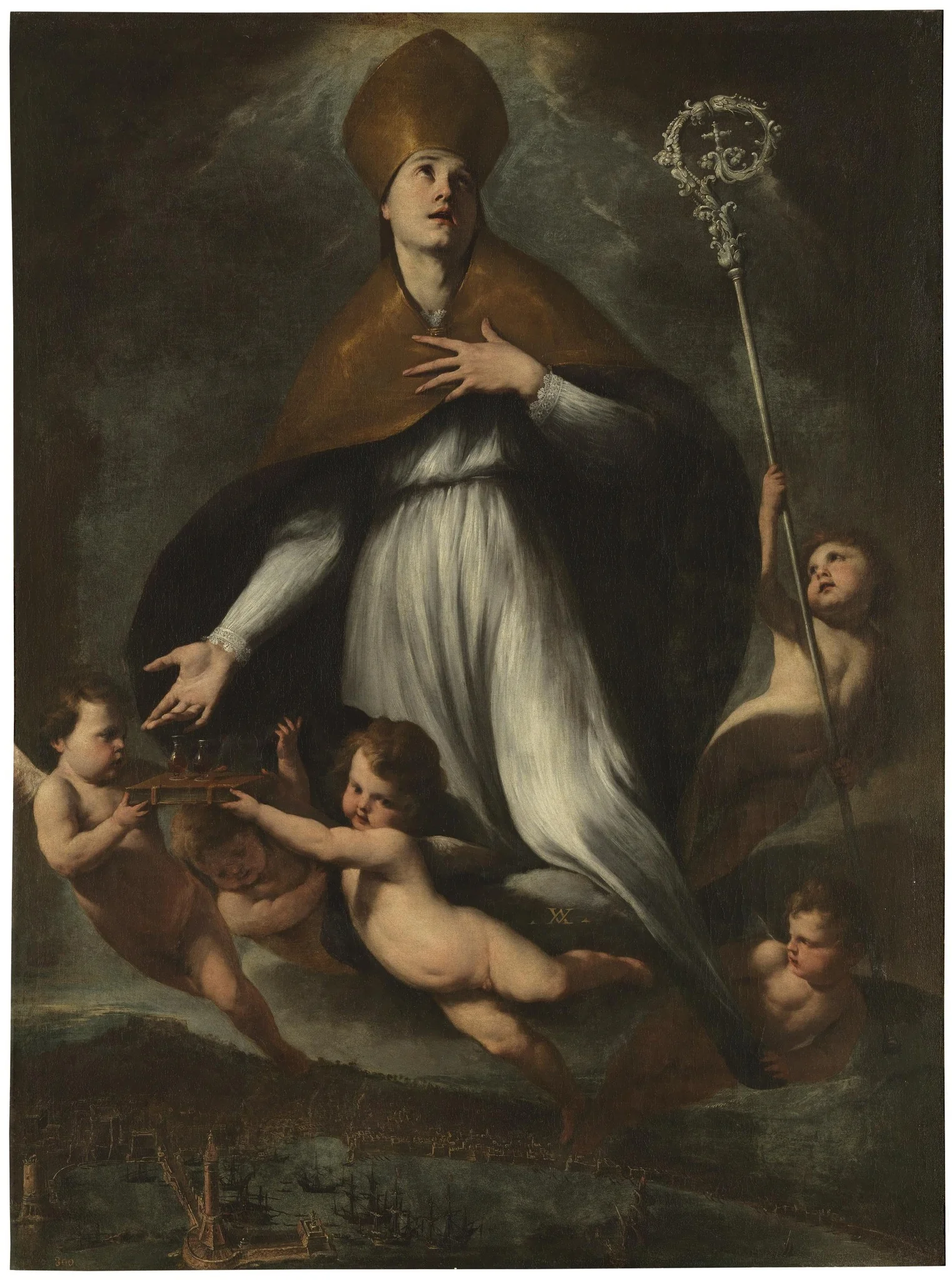 The ascension of Saint Gennaro, detail