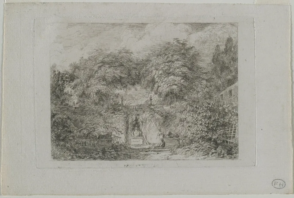 The Little Park, by Jean Honoré Fragonard, 1763