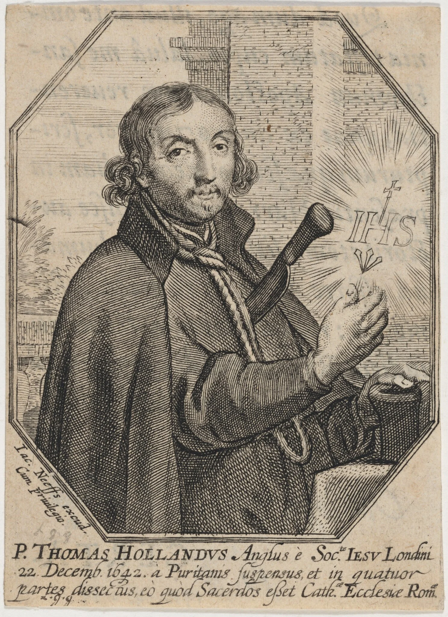Thomas Holland, Jesuit, detail