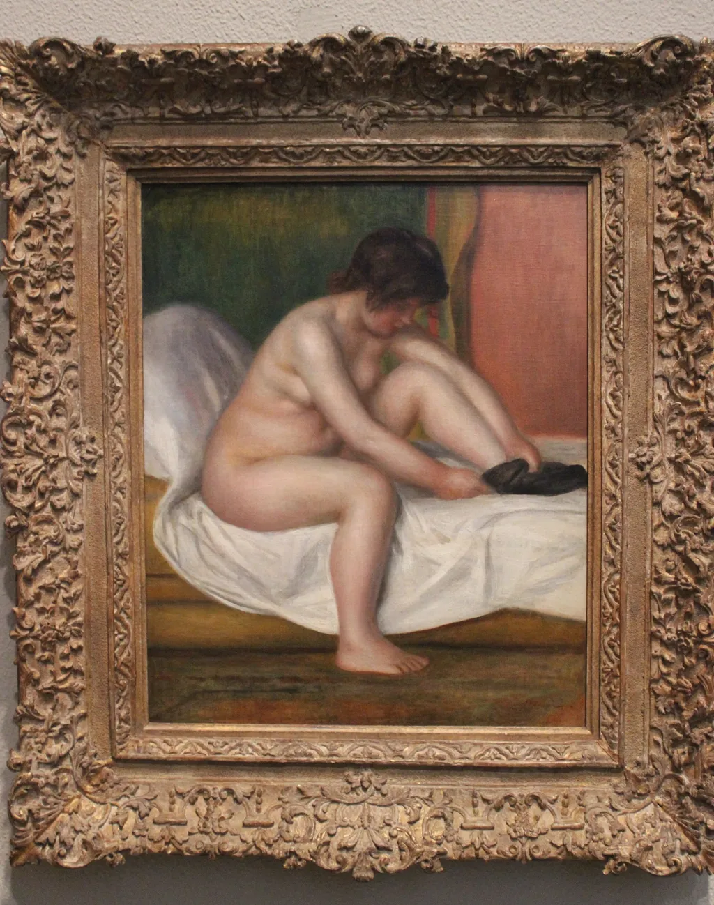 Nude, by Pierre-Auguste Renoir, oil, 1894