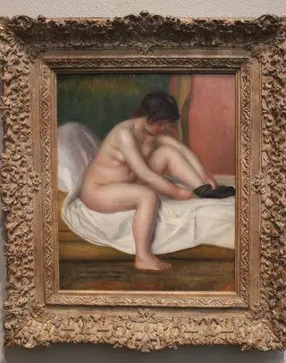 Nude, by Pierre-Auguste Renoir, oil, 1894