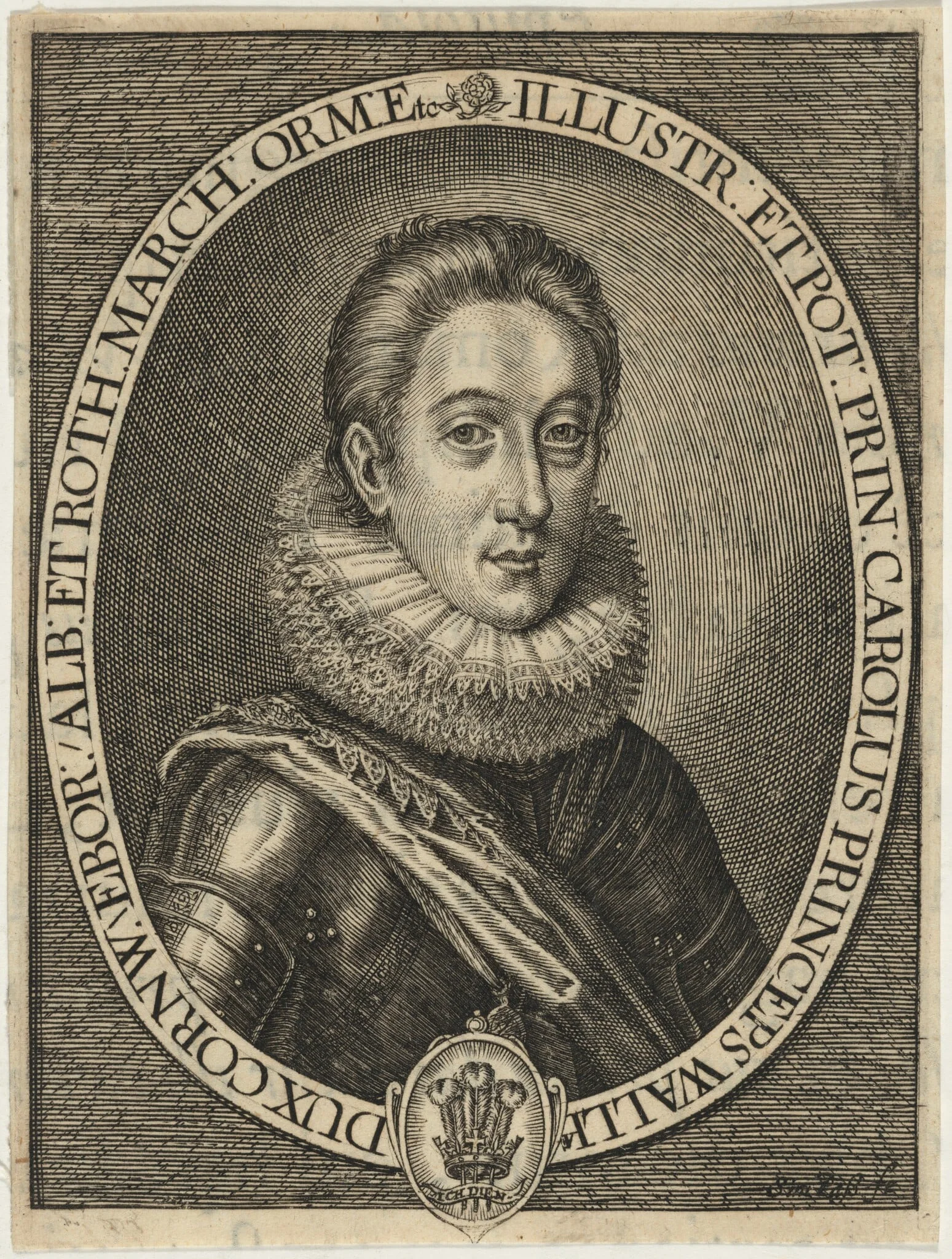 Charles I, King of England, as Prince of Wales, detail