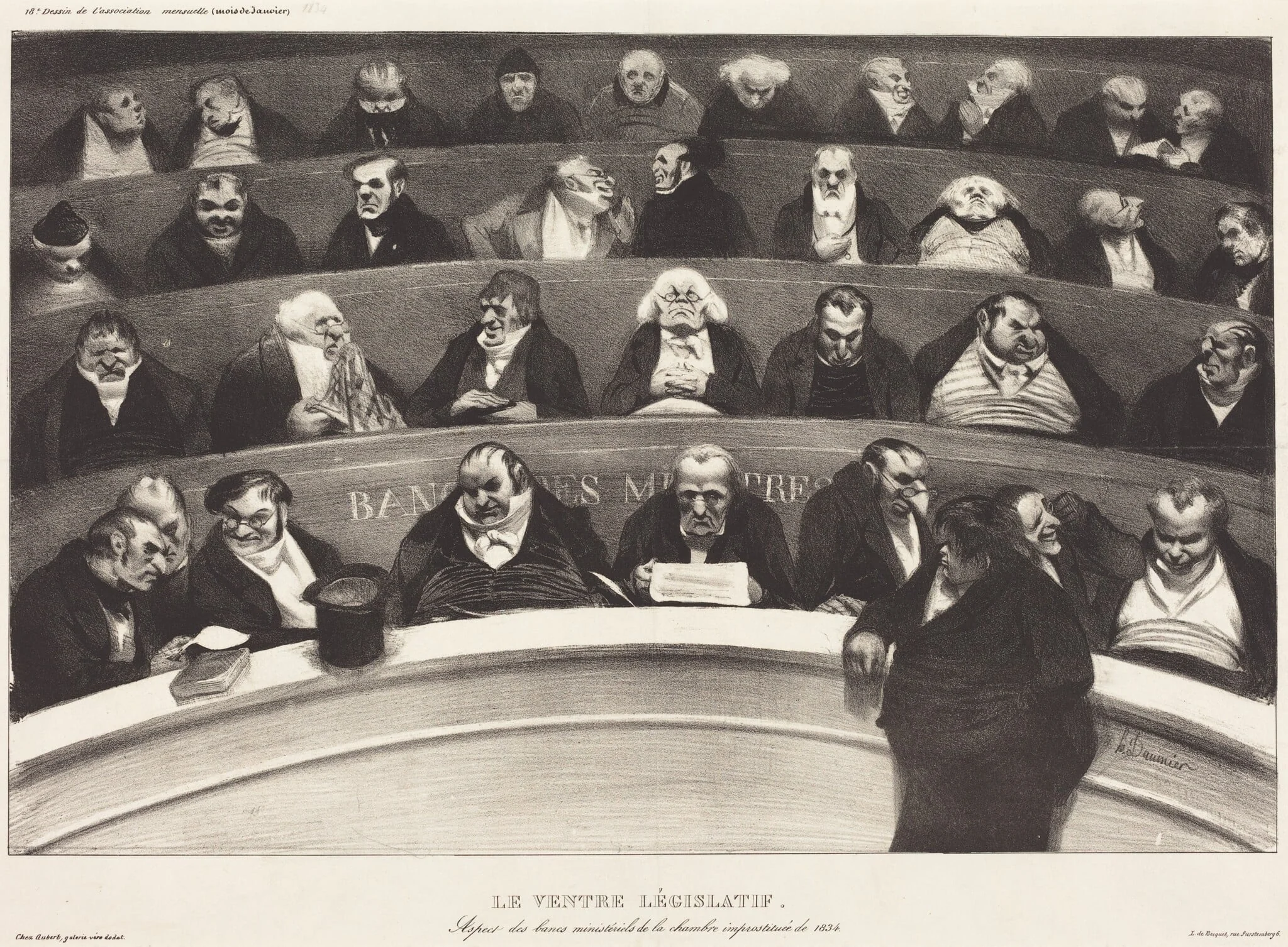 Le Ventre Législatif (The Legislative Belly), detail