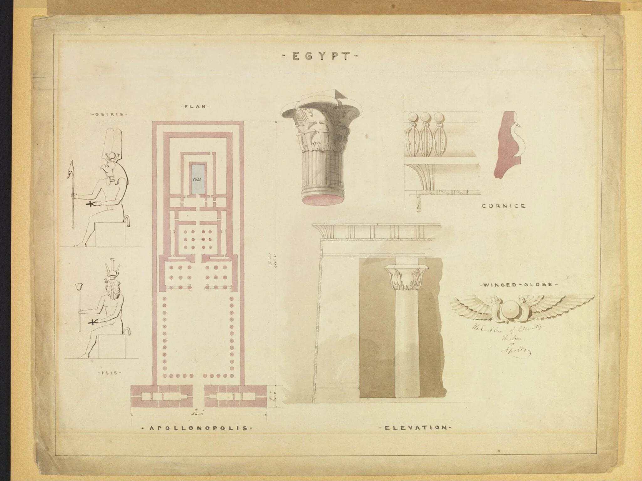 Egyptological studies [6], detail