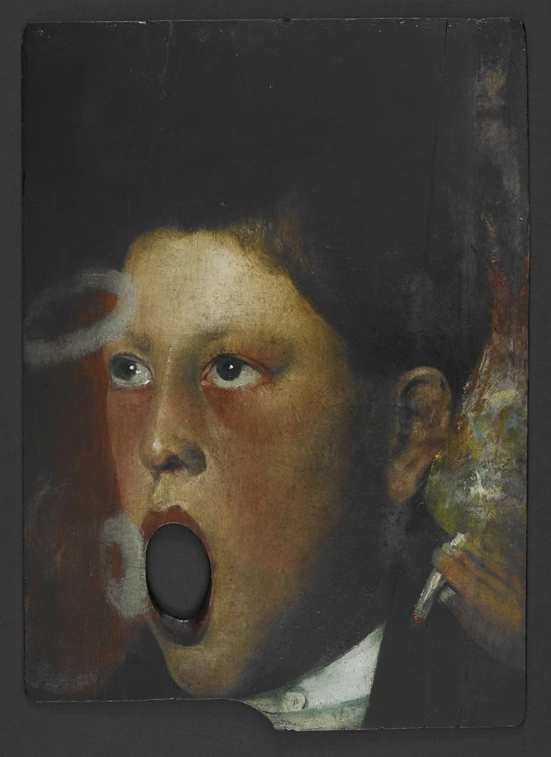 Boy Smoking, detail