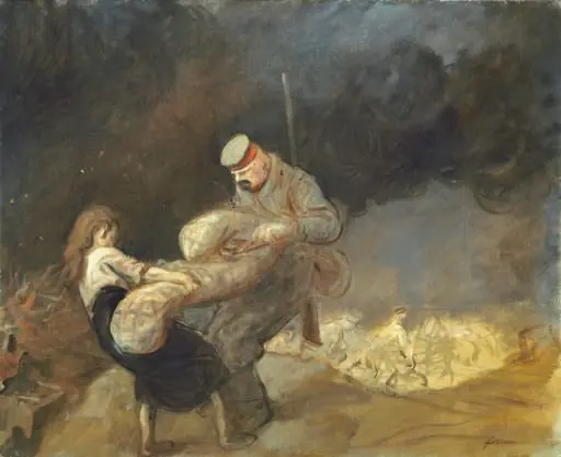 The Requisition, by Jean-Louis Forain, oil, 1919