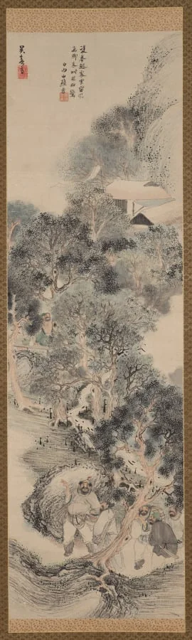 Happy Forest, from Water Margin, detail