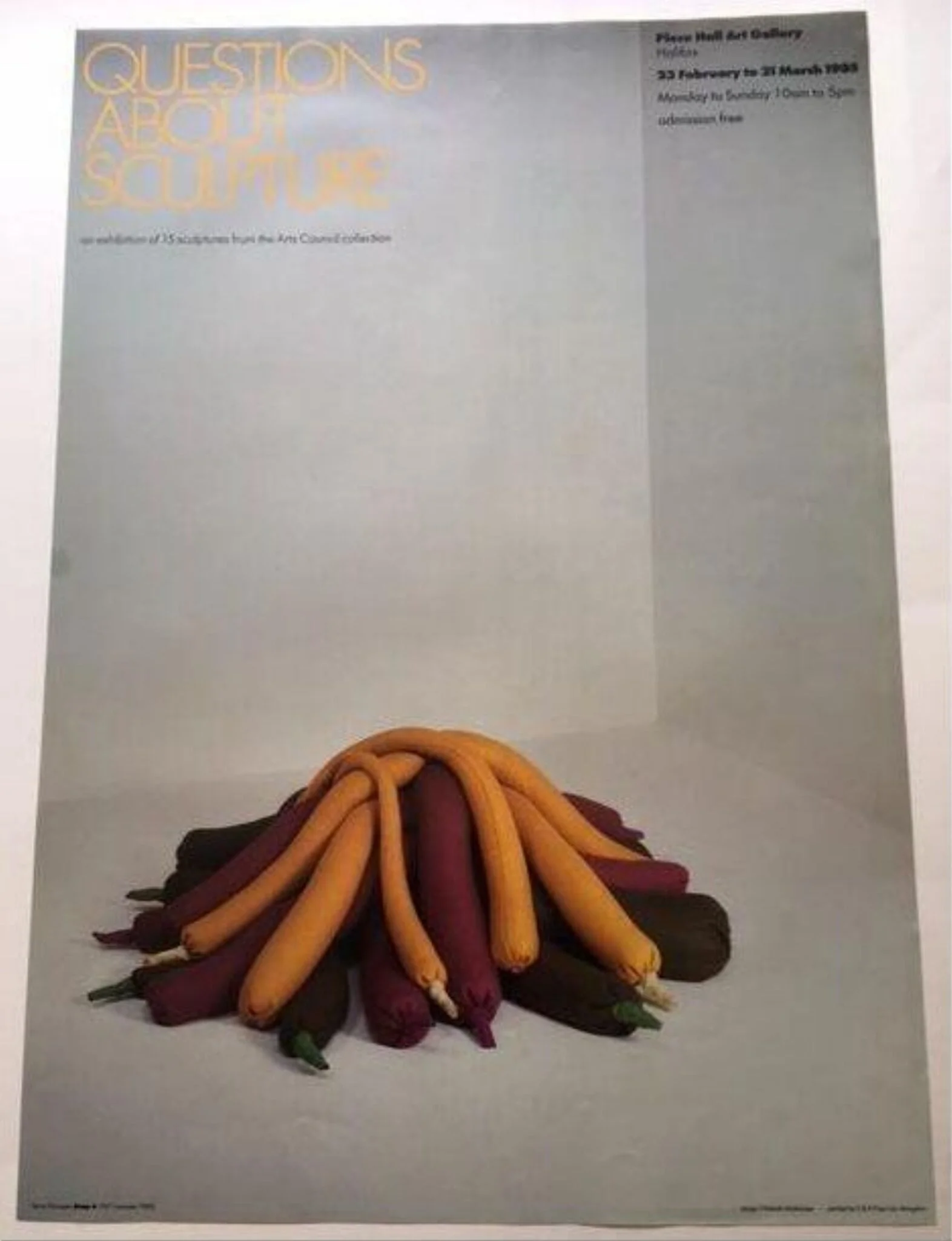 Poster for 'Questions about Sculpture', detail