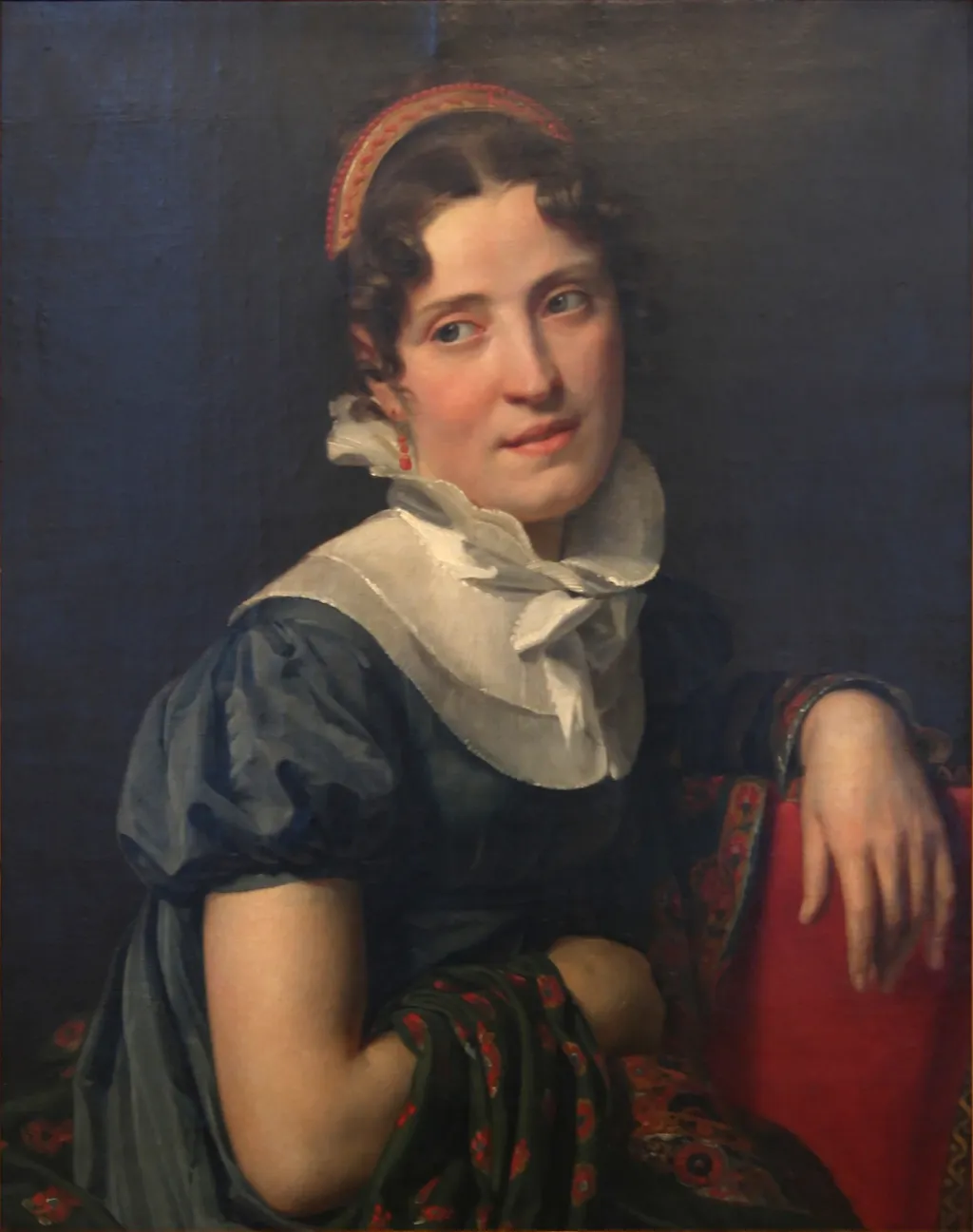 Portrait of Mrs. Faber, by François-Joseph Navez, oil, 1816